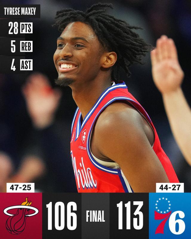 华体会app下载-哈帝缺阵还能浇灭热火 马克西少年英雄点燃费城